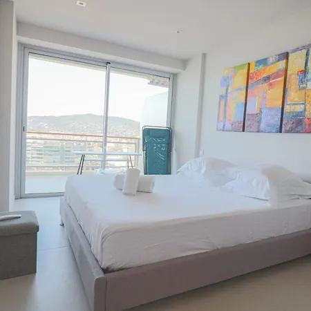 公寓 La Breathtaking Sea View Luxurious Design 戛纳